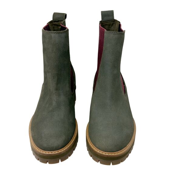 NEW Timberland Courmayeur Valley Lug Sole Chelsea Boot size 10 Olive - Picture 7 of 14